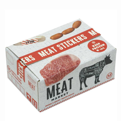 Meat Market Hako Seal Stickers