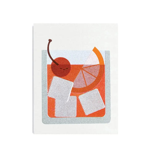 Old Fashioned Cocktail Mini Card