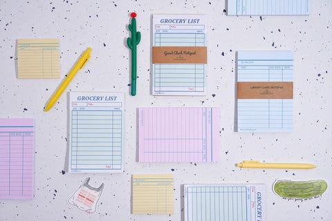 Library Card To-Do List Notepads