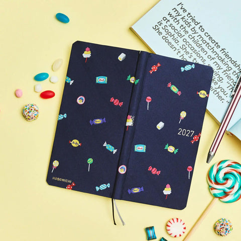 Hobonichi Techo Weeks 2027 Planner, Bow + Tie: Candy Dream