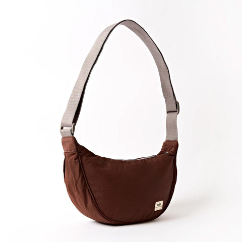 Farringdon Half Moon Bag, Chocolate