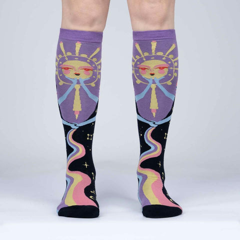 Cosmic Connection Knee High Socks