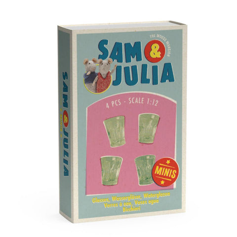 Mouse Mansion Matchbox Mini Water Glasses