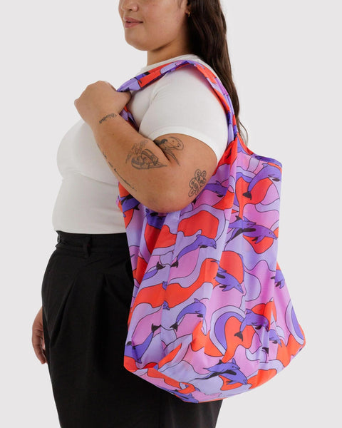 Big Reusable Tote: Dolphins