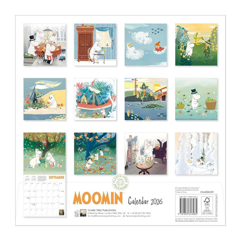 Moomin 2026 Wall Calendar