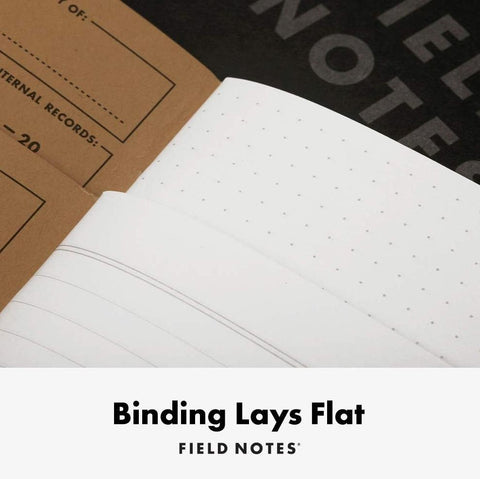Pitch Black Field Notes, Dot Graph