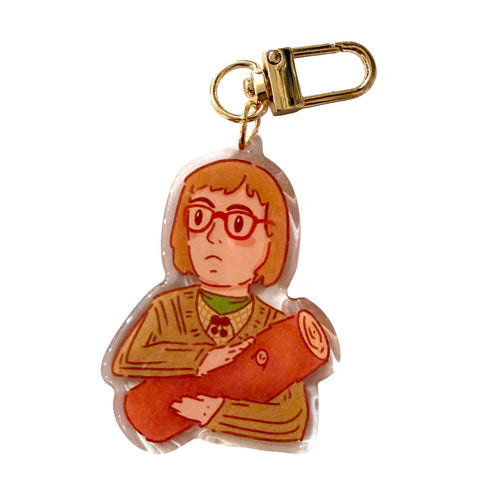 Log Lady Keychain