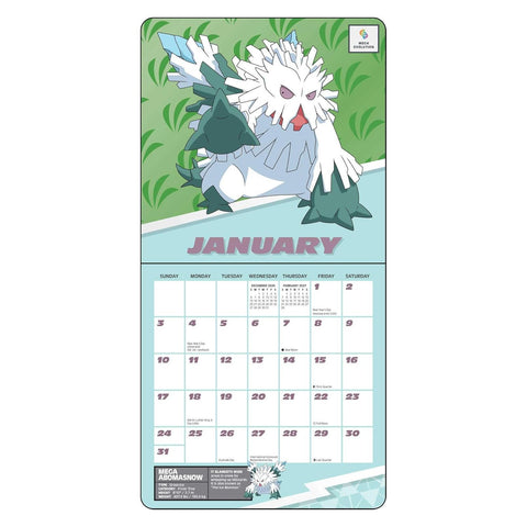 Pokémon 2027 Mini Wall Calendar