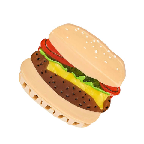 Burger Mini Hair Claw