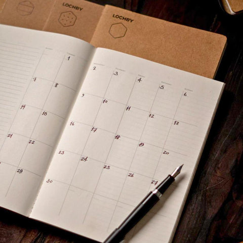 A5 6-Month Undated Planner Notebook