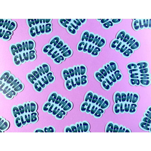 ADHD Club Sticker