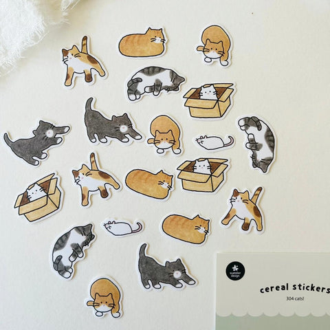 Cats! Cereal Sticker Pack