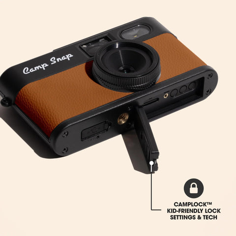 Camp Snap 2 Screen-Free Digital Camera, Chestnut Brown