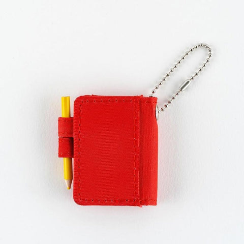 Hobonichi Techo Mini Keychain, Red