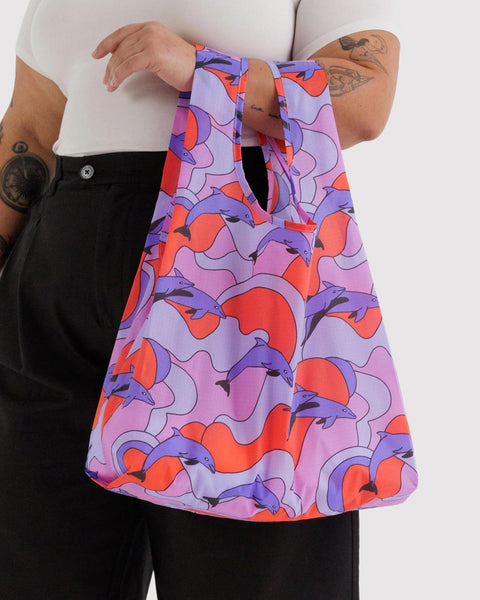 Standard Reusable Tote: Dolphins