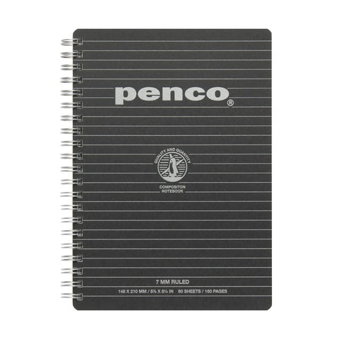 Wirebound A5 Ruled Notebooks