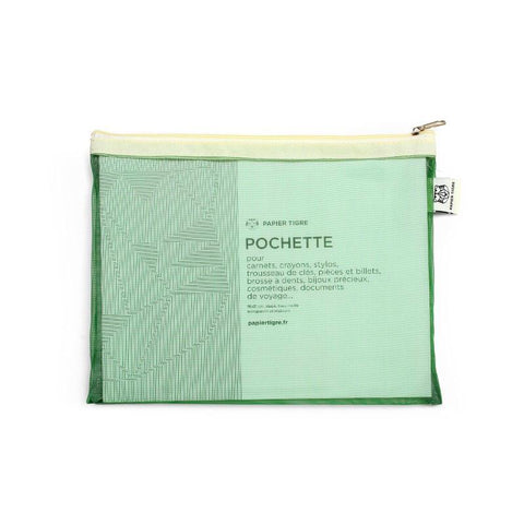 Medium Mesh Pocket, Green