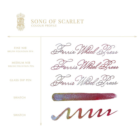 Song of Scarlet FerriTales Fountain Pen Ink