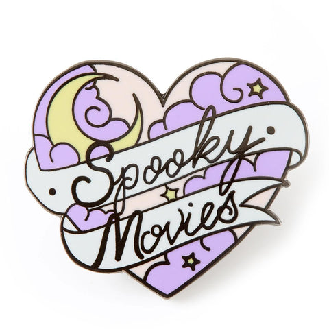 Spooky Movies Enamel Pin