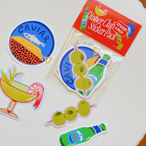 Dinner Club Sticker Pack