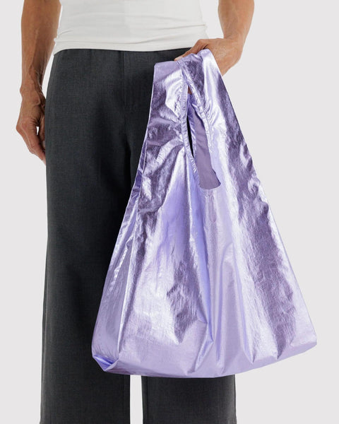 Standard Reusable Tote: Lavender Metallic