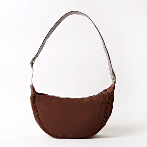 Farringdon Half Moon Bag, Chocolate