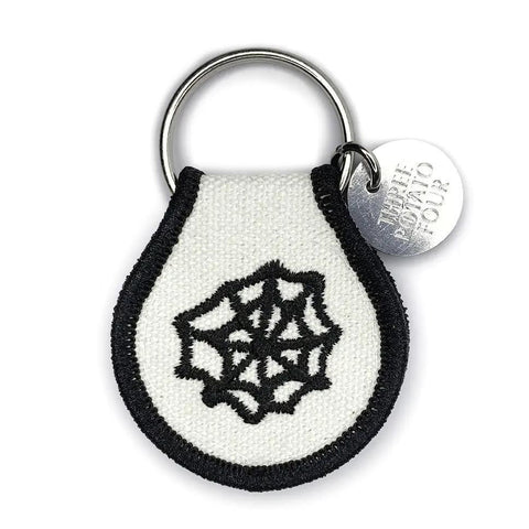 Spiderweb Patch Keychain