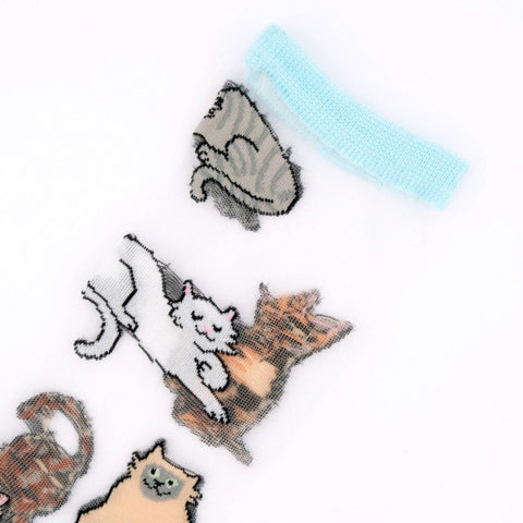 Meow Sheer Socks