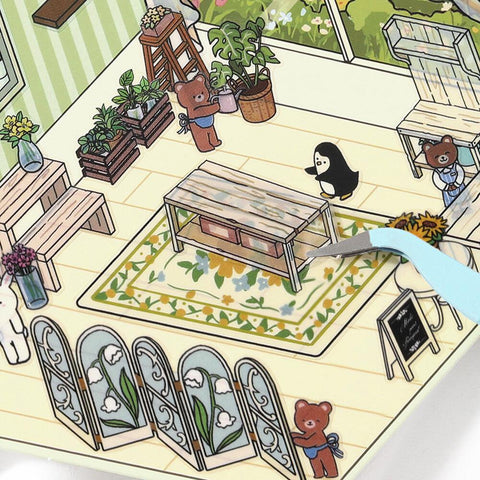 Florist Isometric Sticker Scene