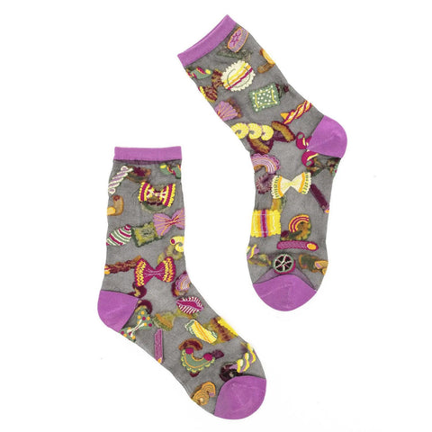 Pasta Sheer Socks