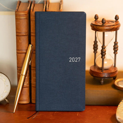 Hobonichi Techo Weeks 2027 Planner, Midnight Blue
