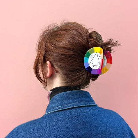 Color Wheel Hair Claw