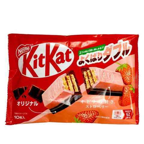 Strawberry + Chocolate Double Kit Kat