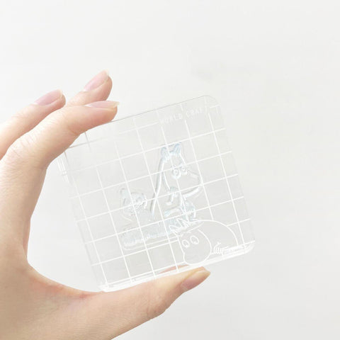 Moomin Acrylic Stamp Block