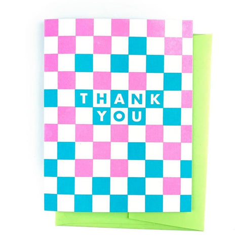 Checkers Variety Pack of Risograph Greeting Cards