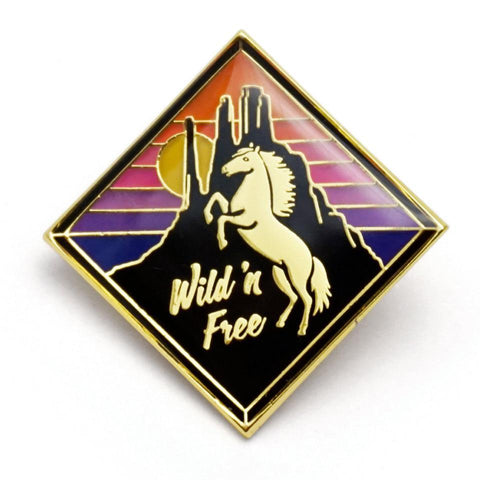 Mustang Enamel Pin