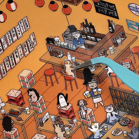 Izakaya Isometric Sticker Scene