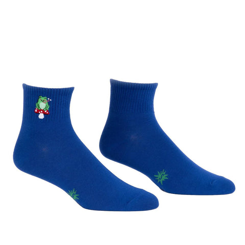 Don't Worry, Be Hoppy Quarter Socks