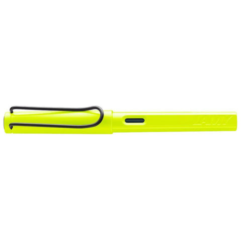 LAMY Safari Fountain Pen, Neon Yellow