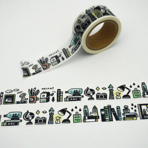 Bookshelf Washi Tape