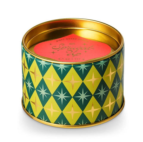 All Spruced Up Hotel Tin Candle