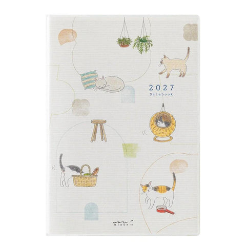 2027 B6 Pocket Diary, Cat
