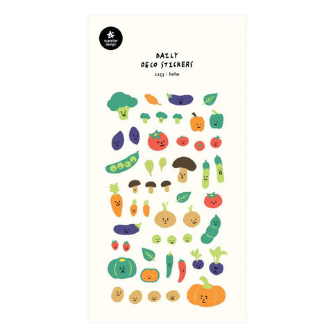 Hehe! Vegetable Stickers