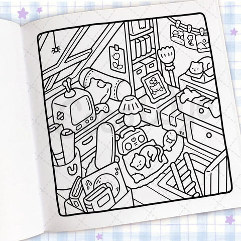 Cozy Corner Coloring Book