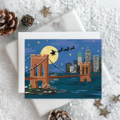 Brooklyn Bridge Holiday Card