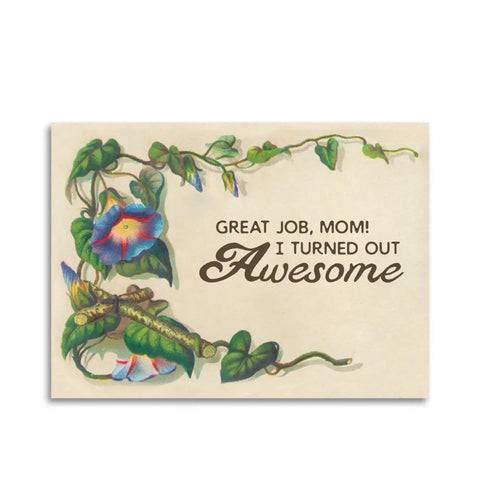 Great Job, Mom! Card
