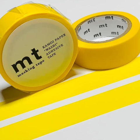 Matte Yellow Washi Tape