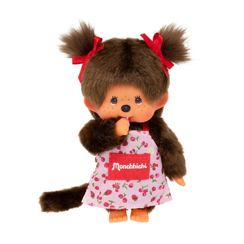 Monchhichi Flower Apron Girl Plush