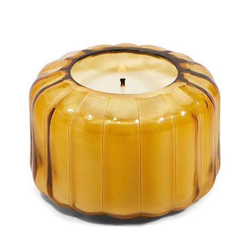 Golden Ember Ripple Candle