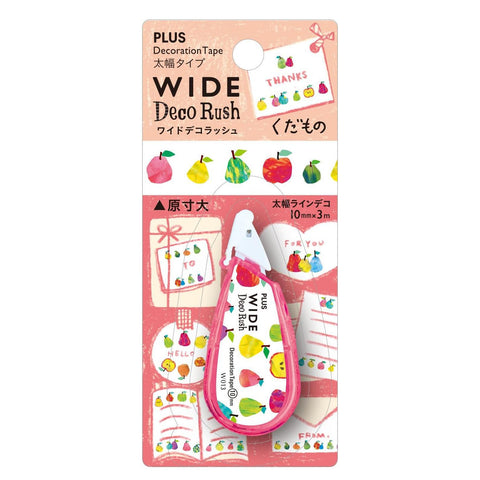 PLUS Wide Deco Rush Tape, Fruits